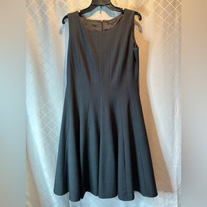 Grey Sleeveless Flared Jessica Dress